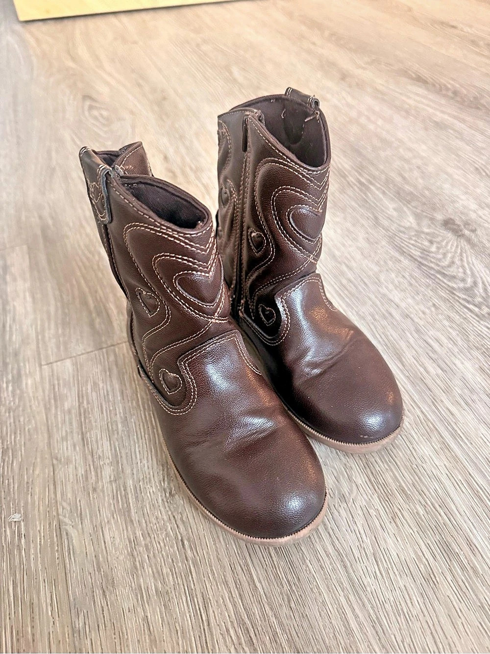 Zara Ankle Boots Brown, Girls